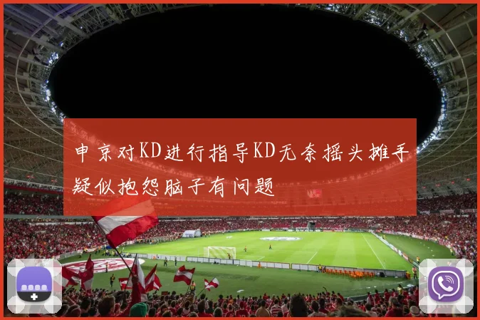 申京对KD进行指导KD无奈摇头摊手疑似抱怨脑子有问题